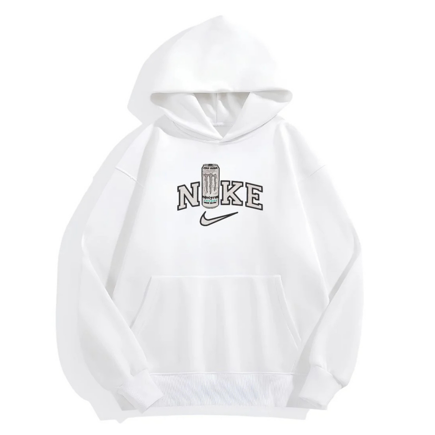 MONSTER WHITE EMBROIDERED FIT