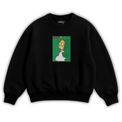 HOMER SIMPSON IN THE BUSH EMBROIDERED