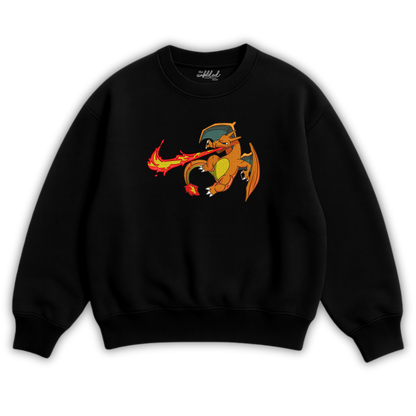 FLAMING CHARIZARD EMBROIDERED