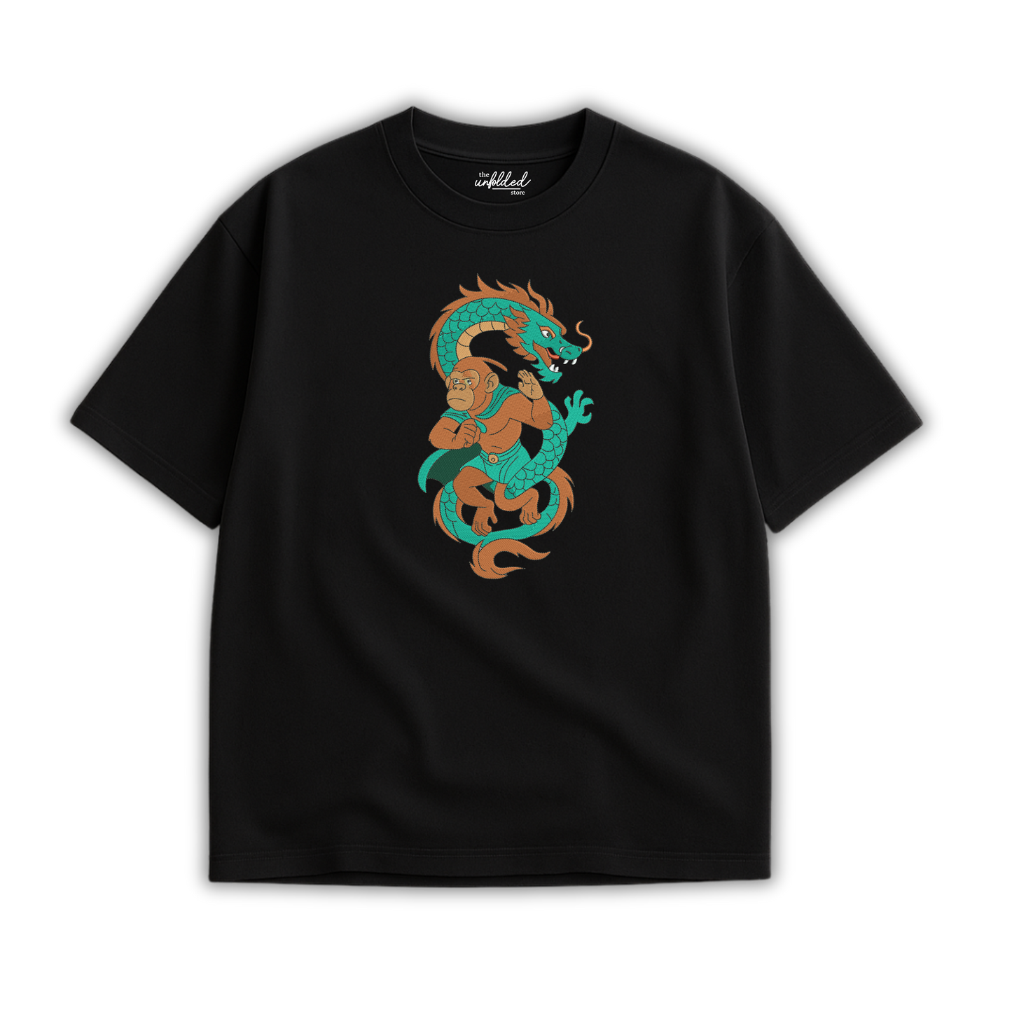 DRAGON & MONKEY EMBROIDERED