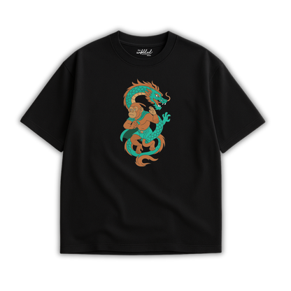 DRAGON & MONKEY EMBROIDERED