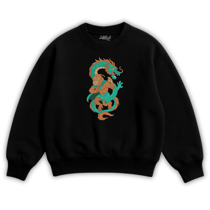 DRAGON & MONKEY EMBROIDERED