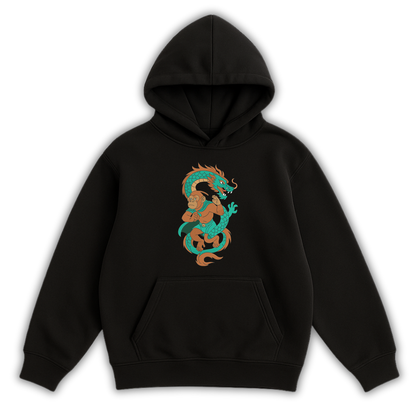 DRAGON & MONKEY EMBROIDERED