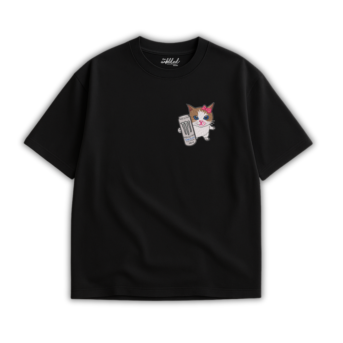 MONSTER CAT EMBROIDERED
