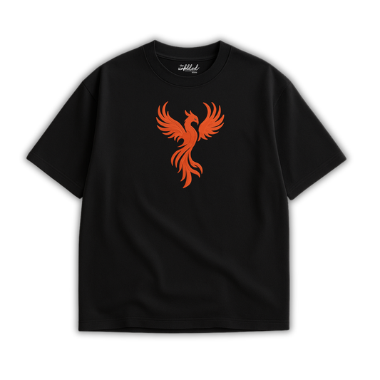 FLAMING PHEONIX EMBROIDERD