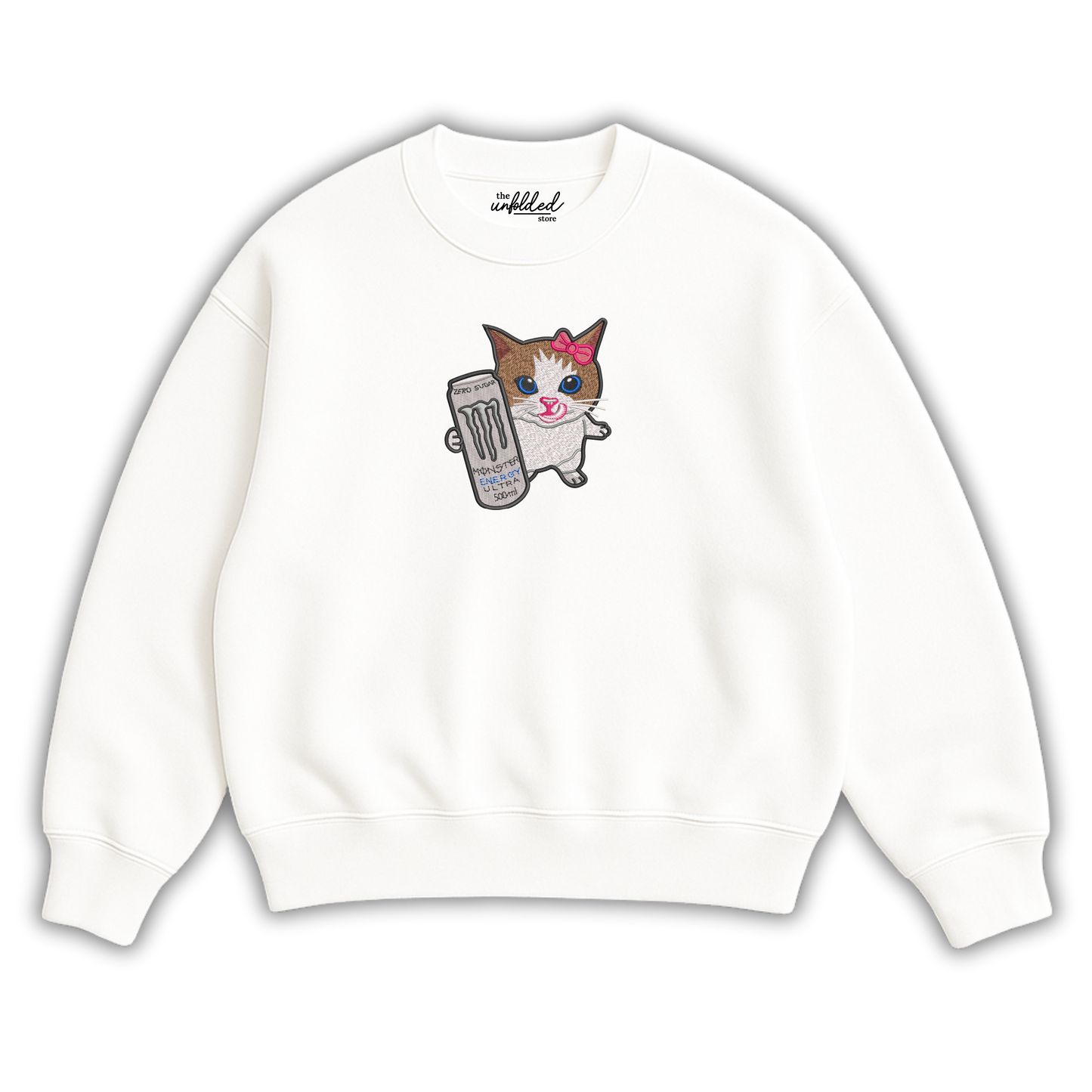 MONSTER ENERGY CAT EMBROIDERED