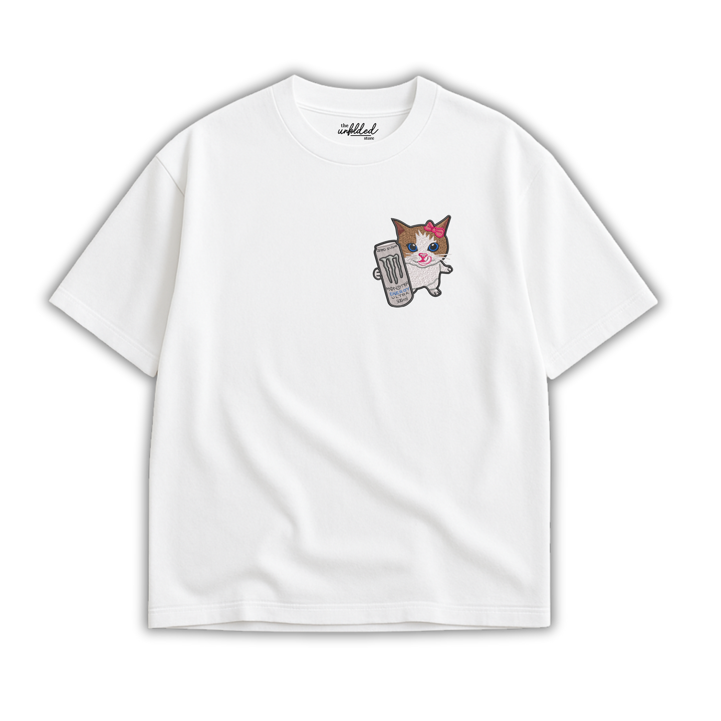 MONSTER CAT EMBROIDERED