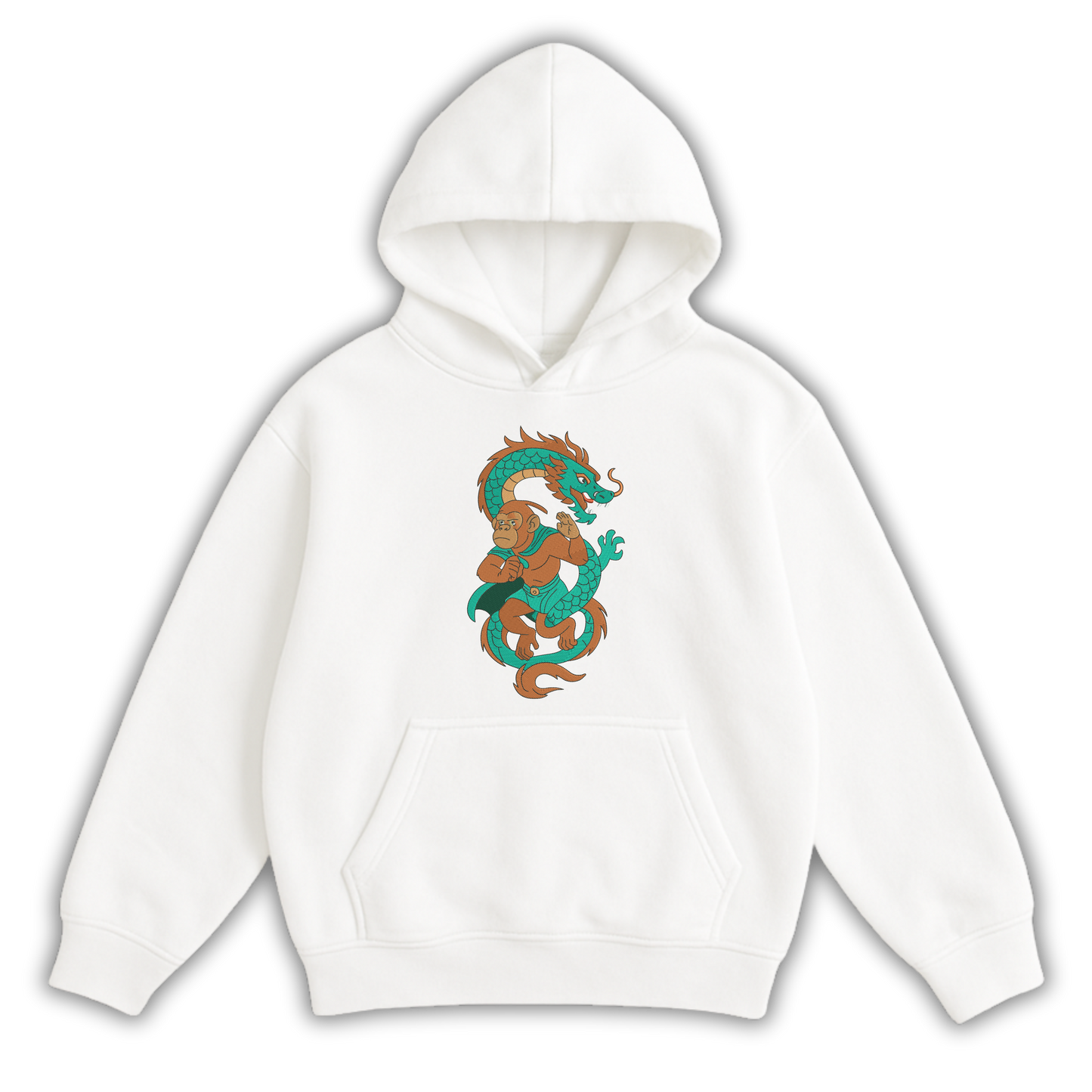DRAGON & MONKEY EMBROIDERED