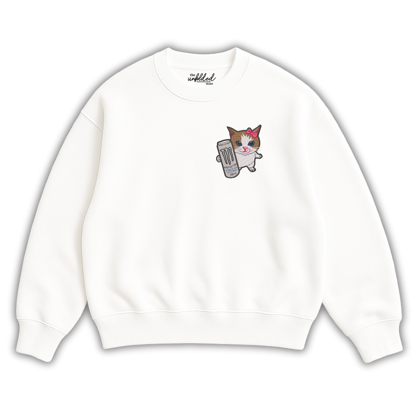 MONSTER CAT EMBROIDERED