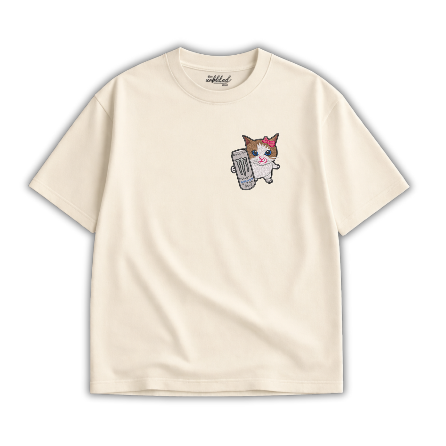 MONSTER CAT EMBROIDERED