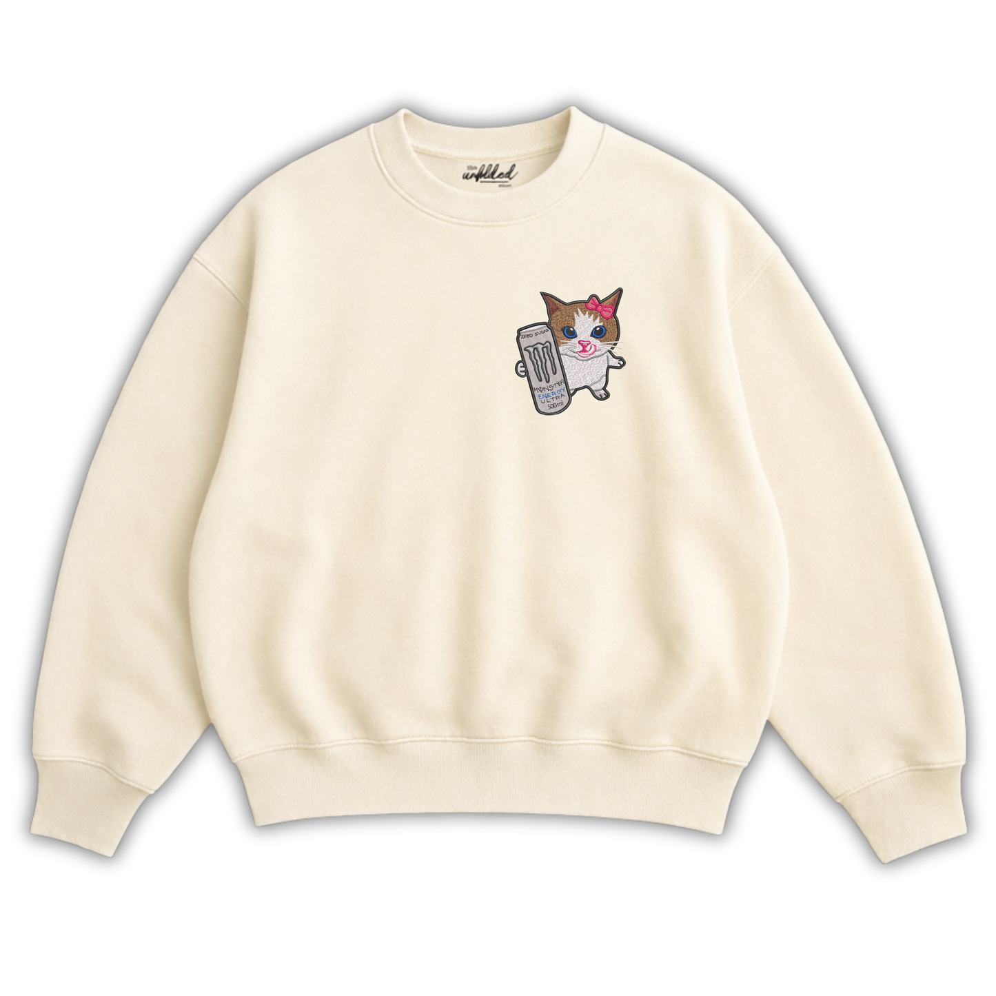MONSTER CAT EMBROIDERED