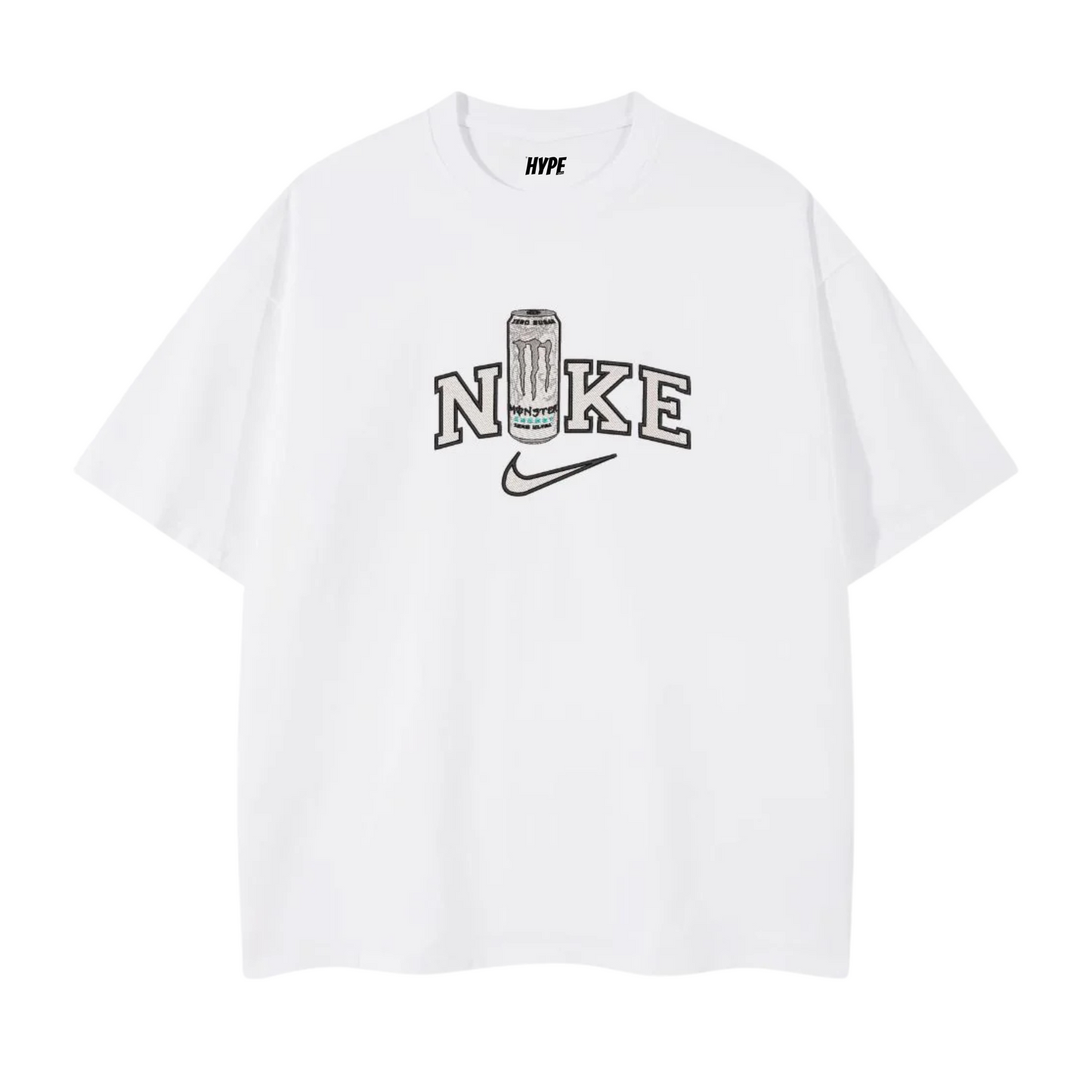 MONSTER WHITE EMBROIDERED FIT