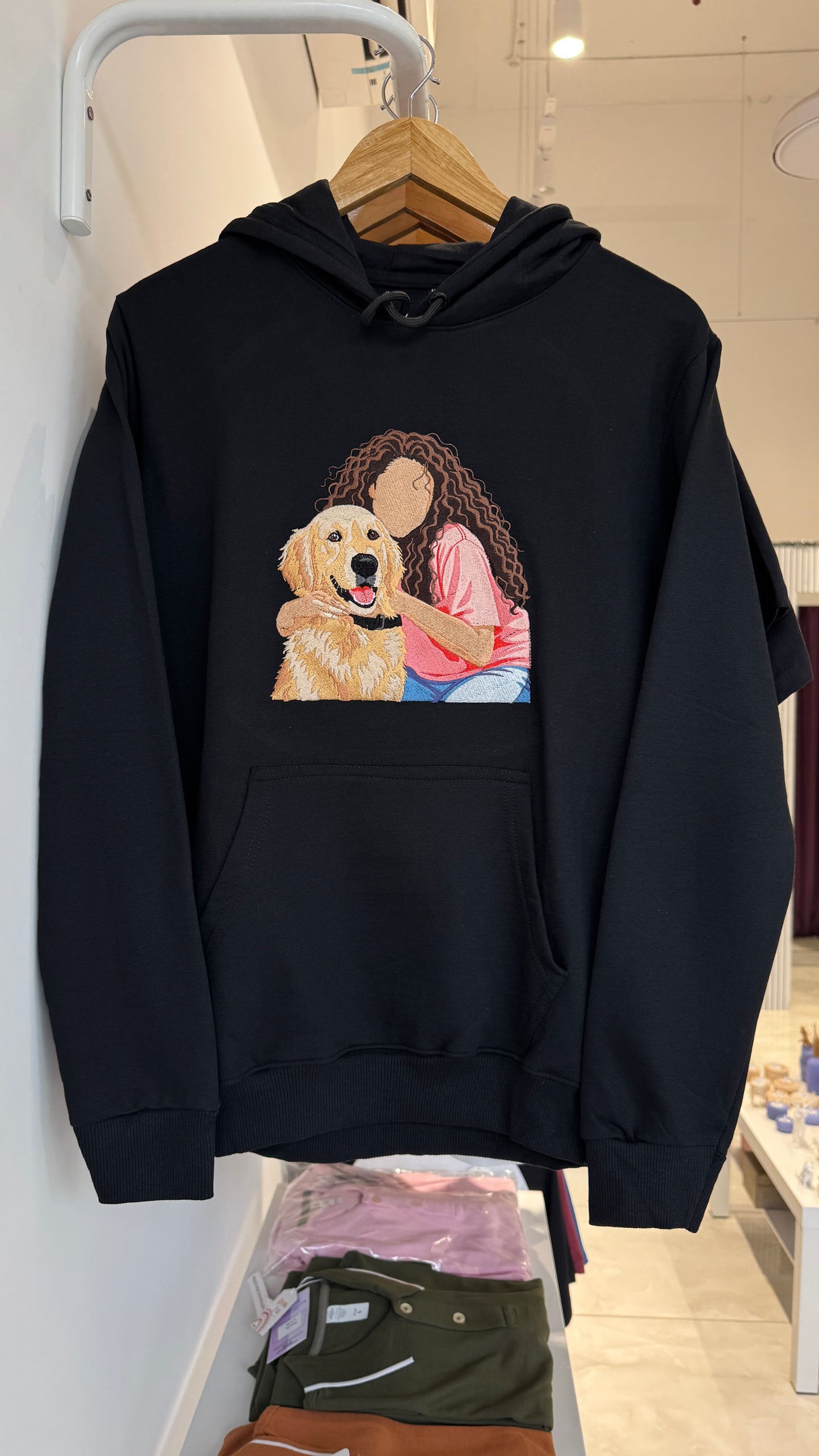 Couple Portrait Embroidered