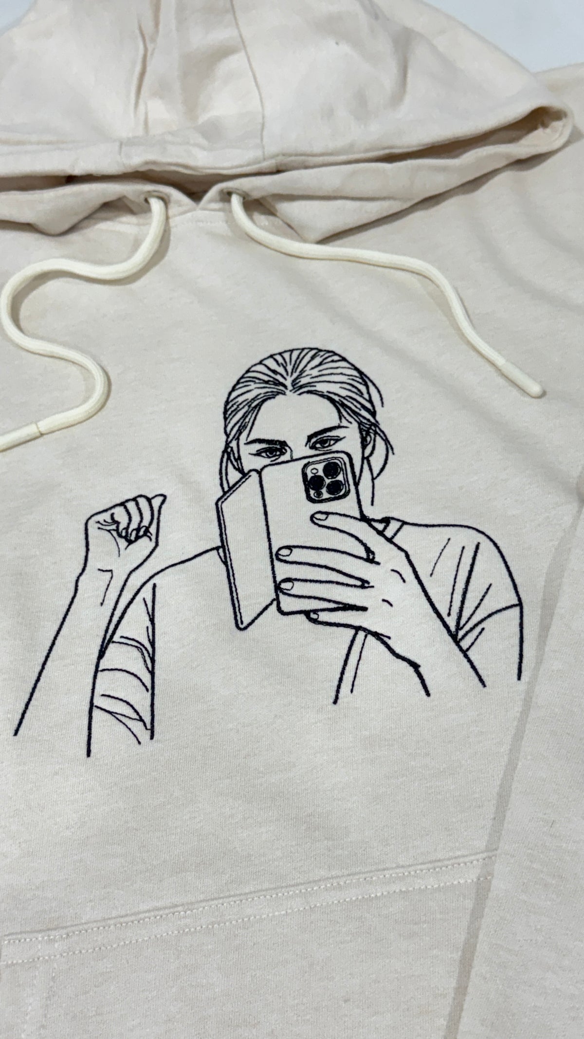 Couple Portrait Embroidered