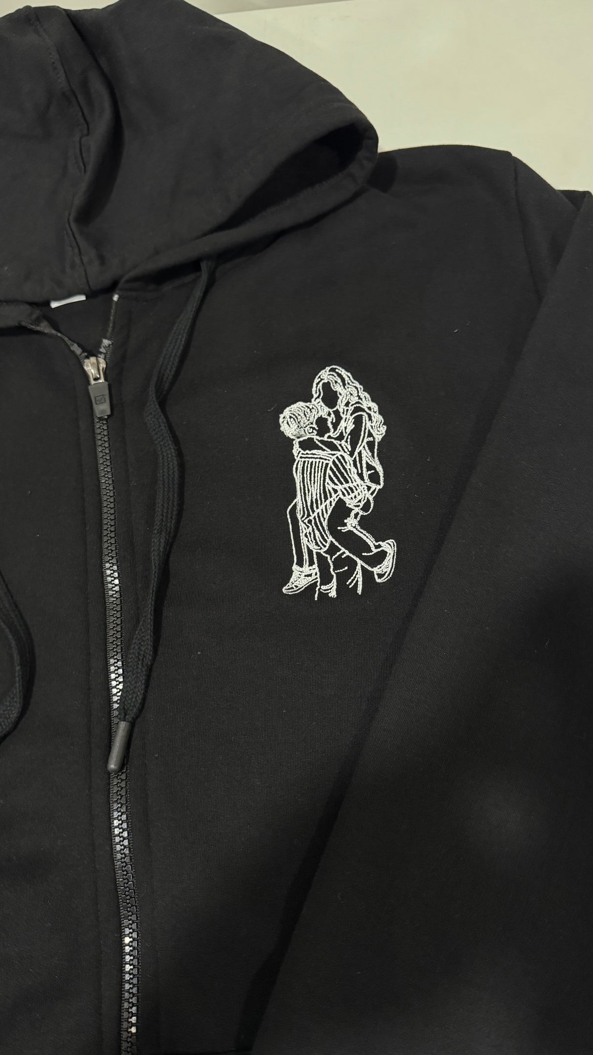 Couple Portrait Embroidered