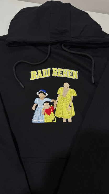 Couple Portrait Embroidered