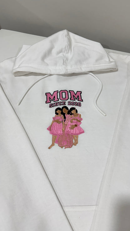 Couple Portrait Embroidered
